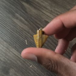 Tigers Eye Crystal For Necklace  Good Condition 