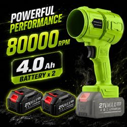 [NEW] Cordless Cleaning Blower – 21V 4.0 Ah × 2