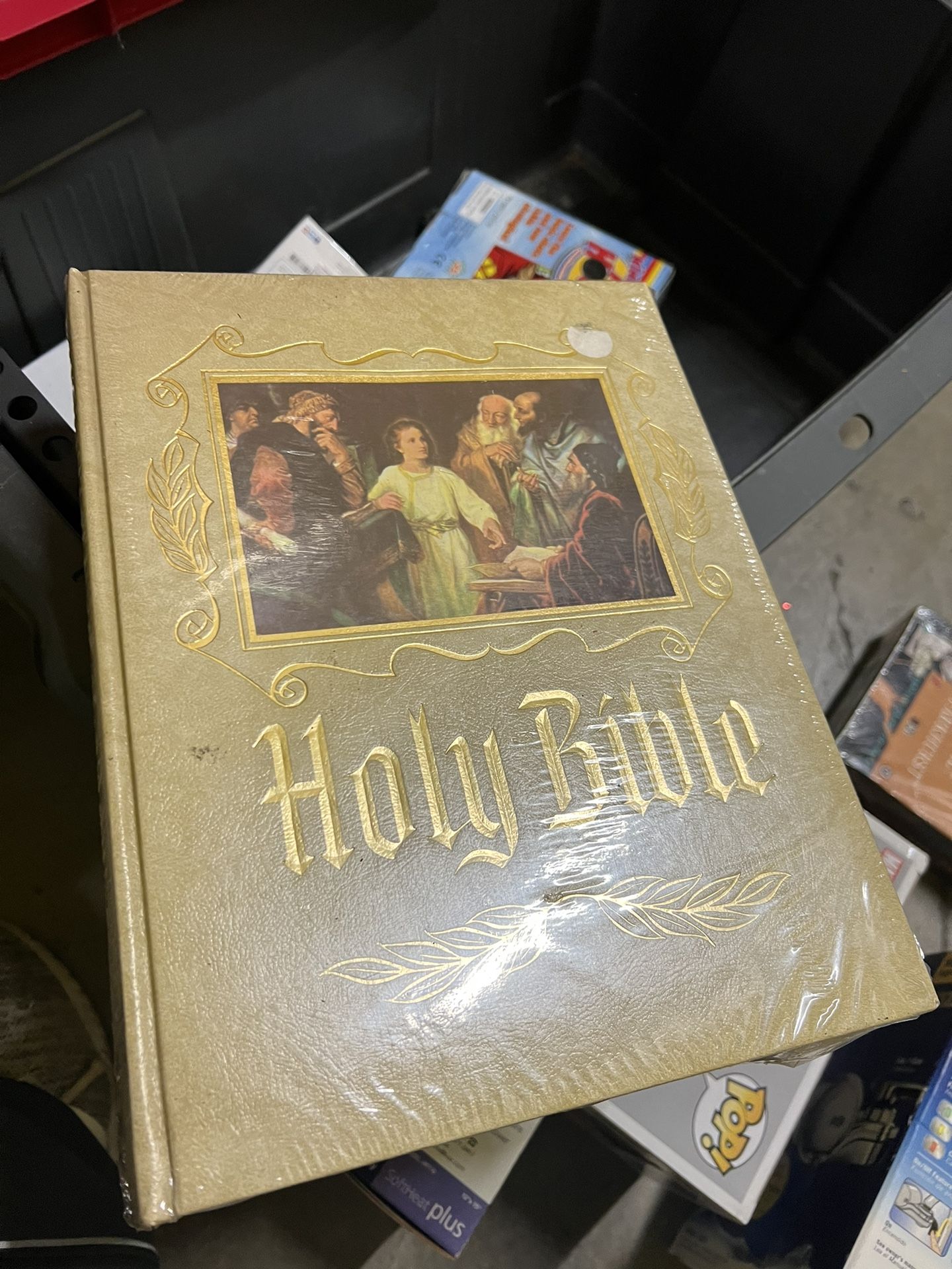 Sealed Older Hard Cover Large Sized Bible