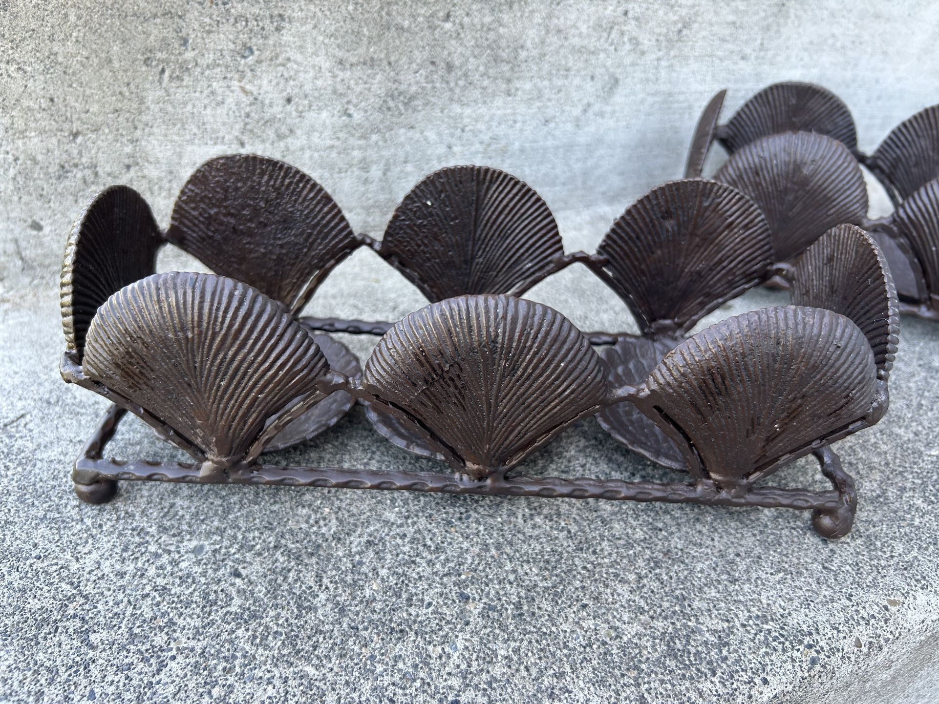 Set Of 3 Cast Iron Candle Holders!!!!