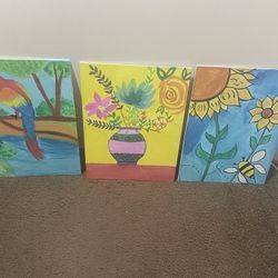 Hand Painted Canvas Art