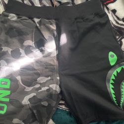 Bathing Ape X Undefeated Shorts 