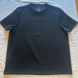 Open Edit Mens 2XL XXL Waffle Knit Crew Neck Short Sleeve T-Shirt Basic Layer