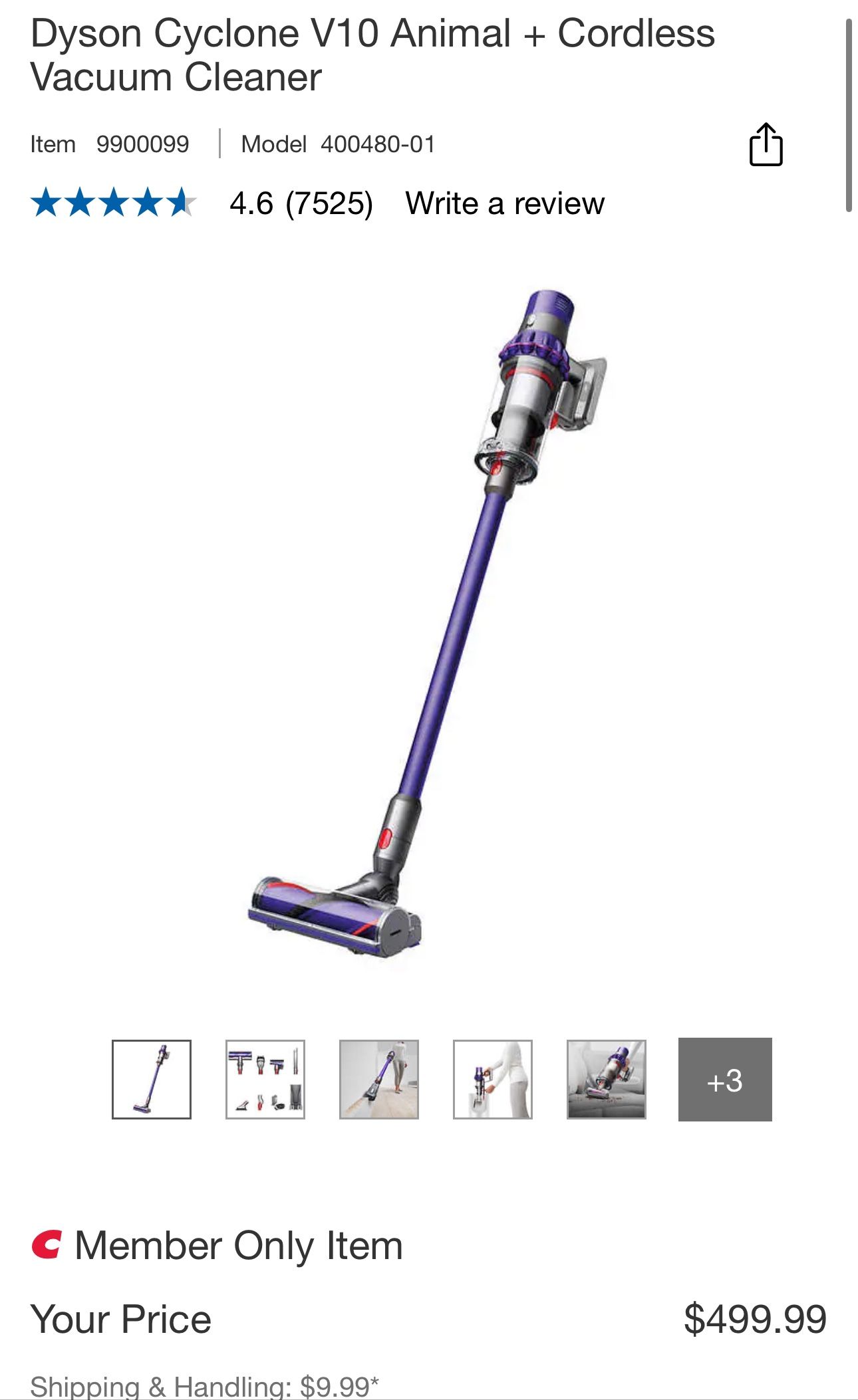 dyson cyclone v10 animal+