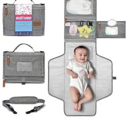 NEW Portable Changing Pad with Shoulder Strap - Detachable Travel Changing Pad - Fully Padded, Lightweight & Waterproof - Newborn Essentials Must Have