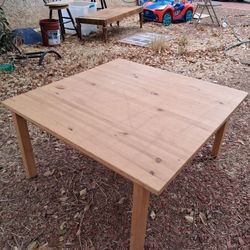 Wooded Table 18 Inches tall and 35 Inches wide