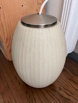 Herman Miller Ribbed Stone Pendant Light Shade
