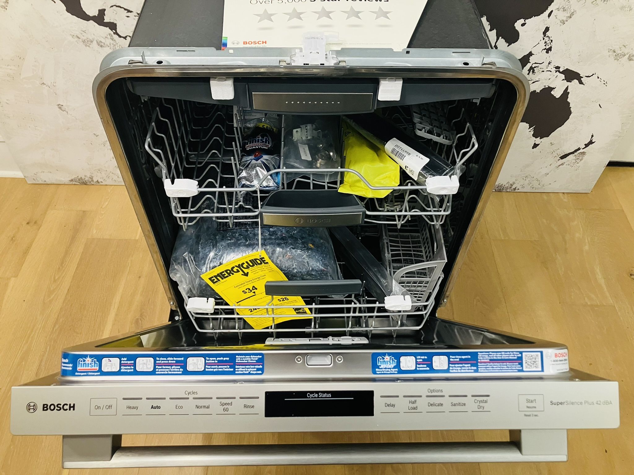 BRAND NEW - BOSCH - 800 SERIES - SUPERSILENCE PLUS - DISHWASHER