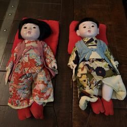 Asian Antique Dolls