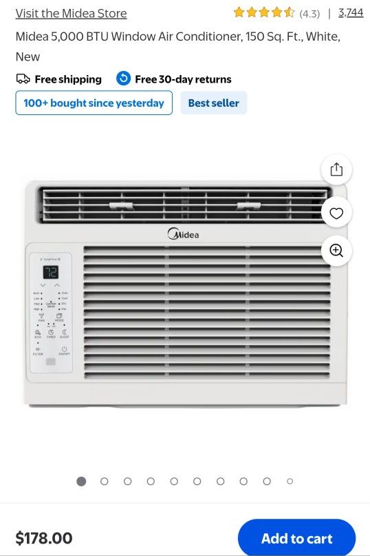 Midea AC Window New! 