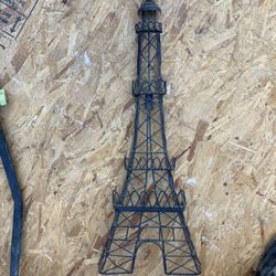 Wall Hanging Metal, Eiffel Tower Paris Thing About 2 Feet Tall Decor