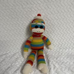 Ty Beanie Buddy “Socks” the Adorable Sock Monkey *Rare* (12  inch)