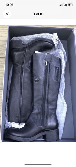 Vera Wang Womens Size 6 1/2 Black Tall Boots By Vera Wang
