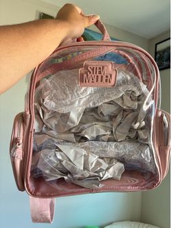 new steve madden see through backpack