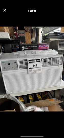 14,000 BTU (DOE) 230V Through-the-Wall Air Conditioner Cools 700 sq. ft. with Remote Control in White