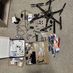 DIY Hexacopter Drone  Bundle – ArduCopter GPS, Carbon Frame, FPV Ready + Extras