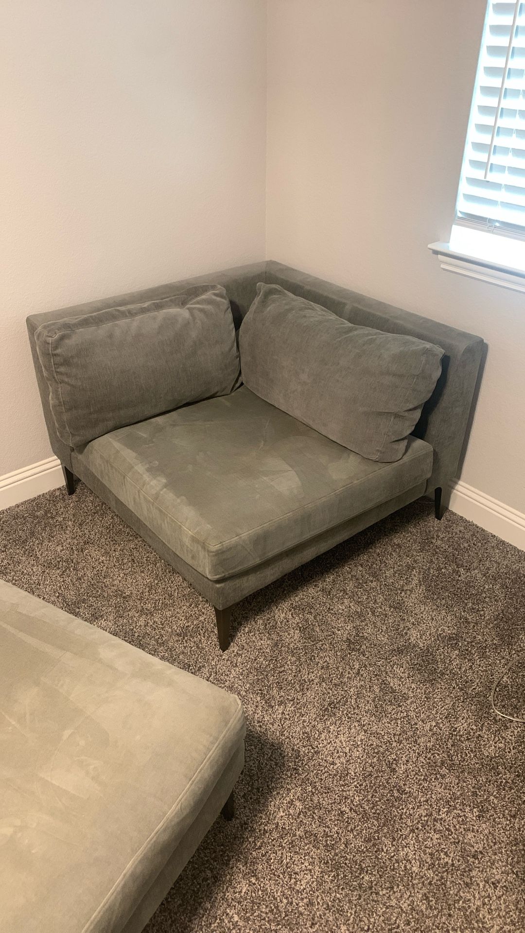 West Elm Corner Chair