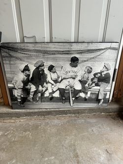 Baseball Canvas Wall Decor