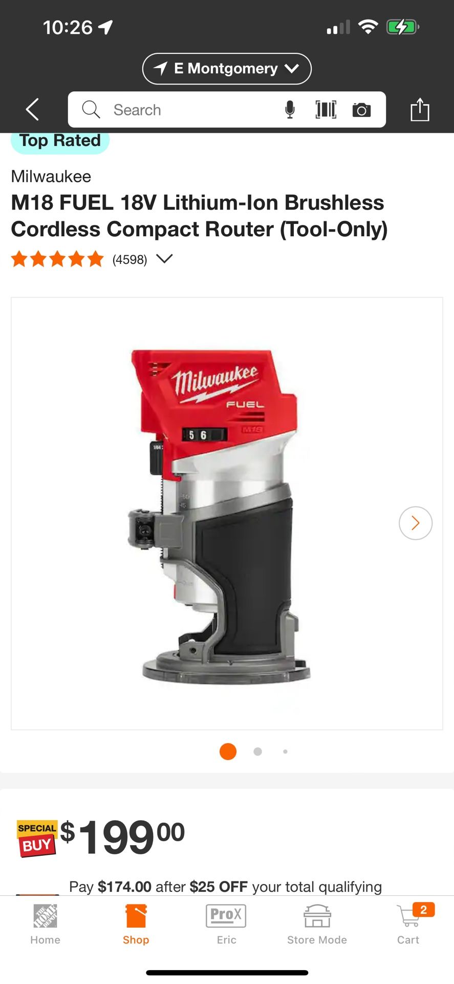 Milwaukee Fuel Sub-Compact 18V Router
