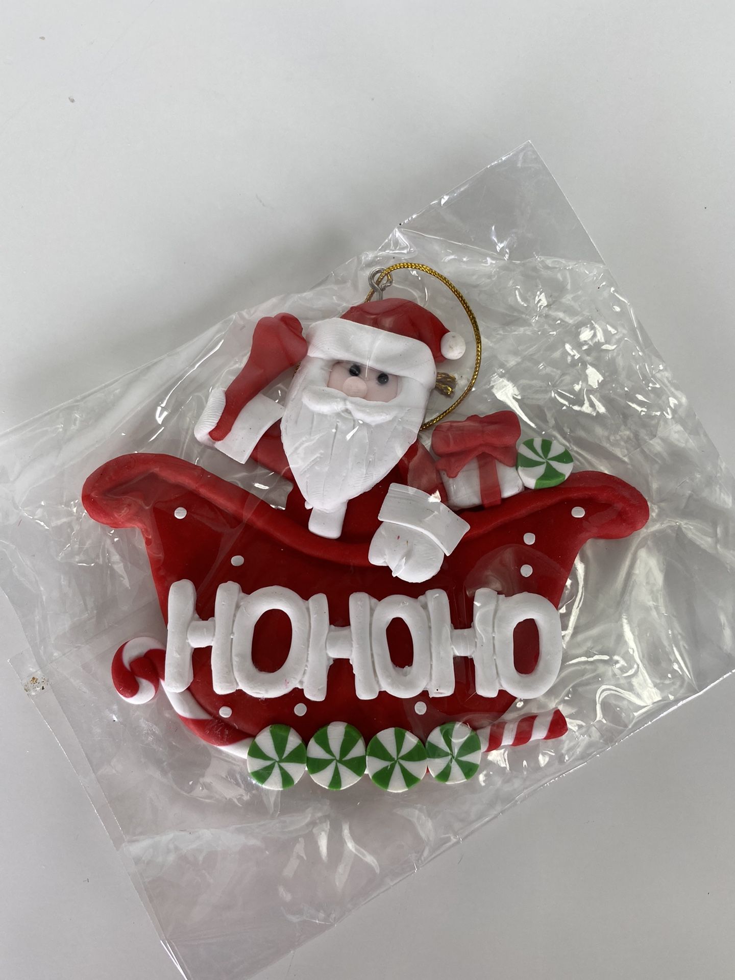 NEW Santa in His Sleigh Ornament