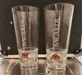 BARCARDI GLASSES SET OF TWO