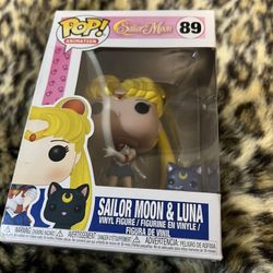  Sailor Moon with Luna Figure Collectable 