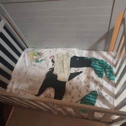 crib 4-1 with changer hats oneself sheets Xtra mattress all for price