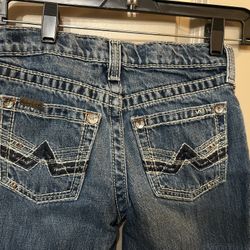  ARIAT BOY'S B5 CHARGER DAKOTA MEDIUM WASH SLIM FIT STRAIGHT SIZE 10 