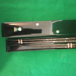 Vintage Chop Sticks Set With Case