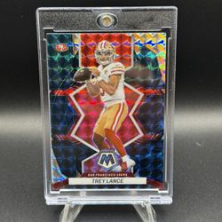 2022 Panini Mosaic Genesis Prizm #175 Trey Lance (Case Hit)