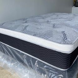 Full Euro Bamboo Orthopedic Pillow Top!!