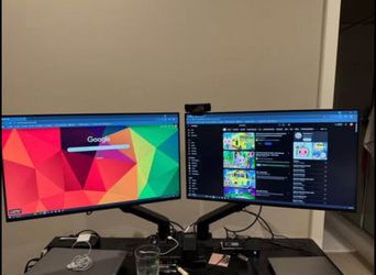 Two Dell Monitors