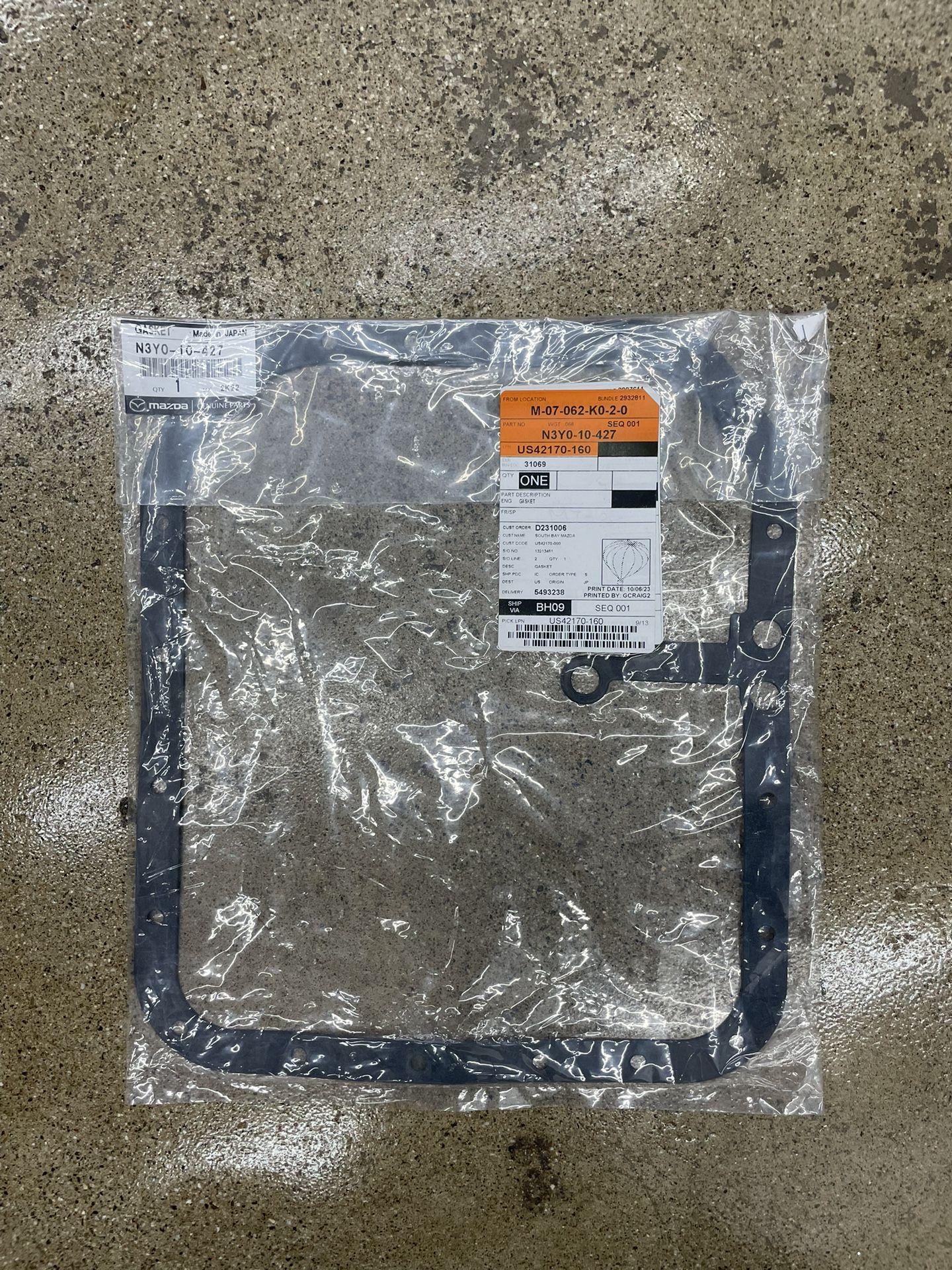 FC RX7 Oil Pan Gasket