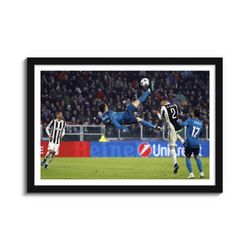 Cristiano Ronaldo Soccer Sport Poster And Frame 20x30 Inch Hypebeast Ikonick KAWS Supreme