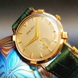 Mathey Tissot 14K Solid Gold Watch