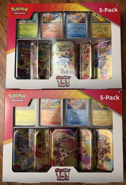 Sealed Case Pokemon 151 Costco Mini Tins 2 Boxes of Costco Mini Tins Meowth & Magneton