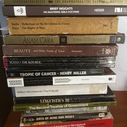 Books, $5 each