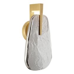 NY: Zelda Wall Sconce – Antique Brass & Smoke Glass