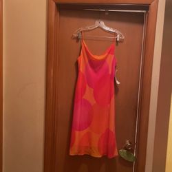 Positive Attitude Dress Melon Size 14