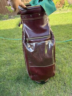Ron Miller Golf Bag Pro Model Vintage Leather