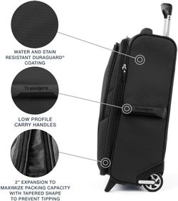 Travelpro Maxlite 5 Carry-On Luggage – Black – 21"