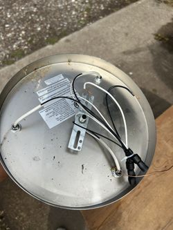 Brushed Nickel Light Fixture