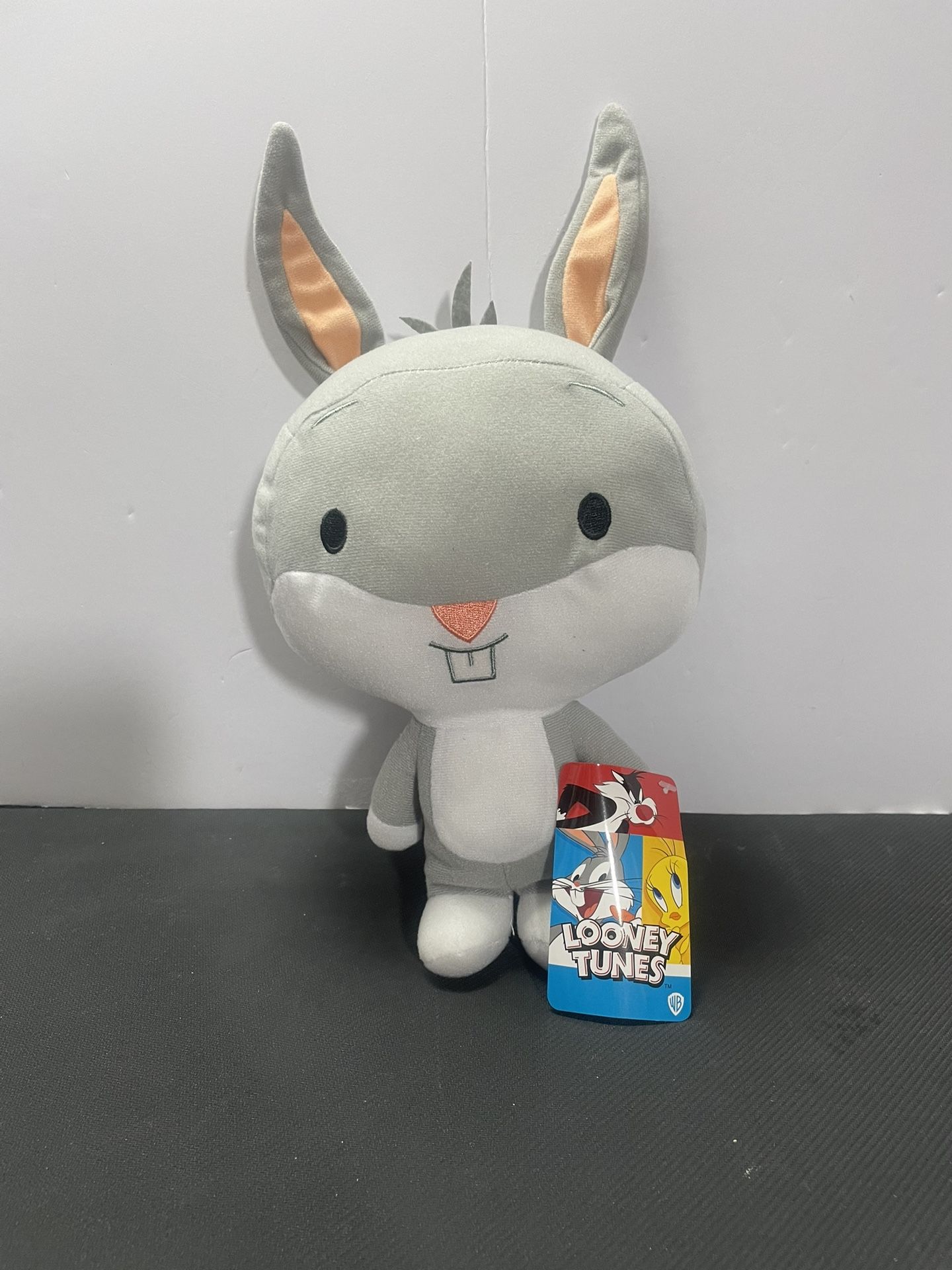 10" Toy Factory Looney Tunes Bugs Bunny Chibi Warner Bros Stuffed Plush Animal