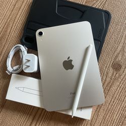 iPad Mini 6th Generation 256GB Starlight Color with Pencil And Accessories 