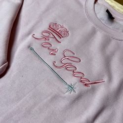 “For Good” Embroidered Sweatshirt 