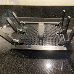 NETGEAR Nighthawk X6 AC3200 Tri-Band WiFi Router Model R8000 TESTED