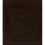 ***BRAND NEW*** Glacier Bay Modular 24.5 in. W Bath Vanity in Java with Solid Surface Vanity Top in Cappuccino with White Sink 
