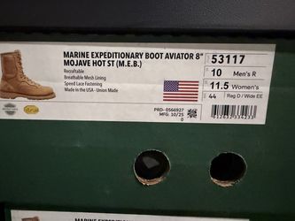 Danner Marine Expeditionary Boot Aviator 8" Size 10