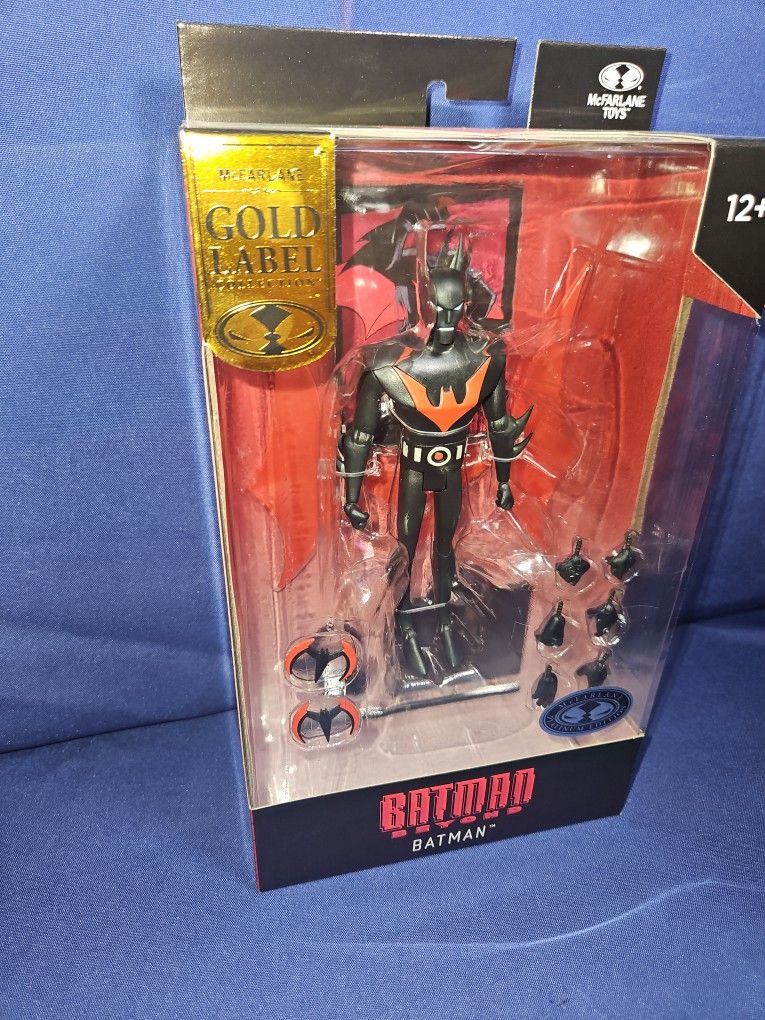 McFarlane DC Multiverse 2024 ANIMATED BATMAN BEYOND Gold Label Platinum Edition!!