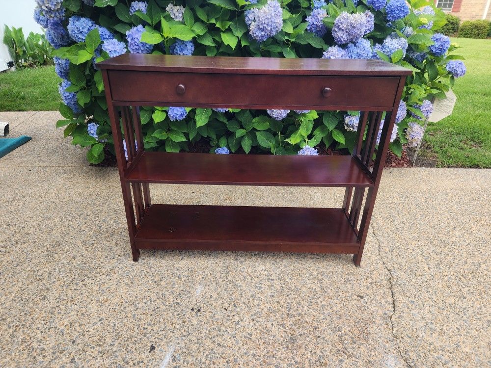 Convenience Concepts Mission One- Drawer Console Table